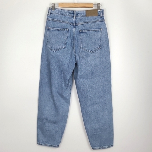 ONLY Onlverna Bomb  Balloon Baggy Jeans Light Blue Denim High Waist Size S / 32 - Picture 4 of 15